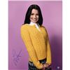 Image 1 : Lea Michele Signed Yellow Sweater 11X14 Photo