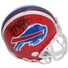 Image 1 : Jim Kelly Buffalo Bills Red Mini Helmet W/ "HOF" Insc.