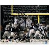 Image 1 : Adam Vinatieri Signed Snow Kick 16X20 Story Photo