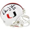 Image 1 : Bernie Kosar Signed University Of Miami Replica Mini Helmet