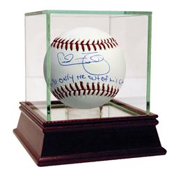 Cecil Fielder MLB Baseball W/ "9-14-91, Only HR Out Of Mil Cty" Insc