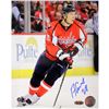 Image 1 : Alex Semin Capitals Red Jersey Vertical Signed 8X10 Photo