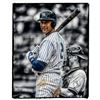 Image 1 : Derek Jeter Standing In Batters Box B/W With Color Accents 16X20 Photo Uns (Signed By William Hauser