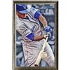Image 1 : Lorenzo Cain Game Used Baseball Framed 20X32 Shadowbox - OBSOLETE