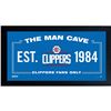 Image 1 : Los Angeles Clippers Man Cave Sign 10X20 Framed Photo