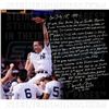 Image 1 : David Cone Signed And Insc Perfect Game 16X20 Story Photo