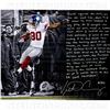 Image 1 : Victor Cruz Signed Vs. Jets 16X20 Story Photo