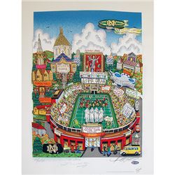 Lou Holtz Fazzino Notre Dame Pop Art W/ Holtz "Go Irish" Insc.  (LE 50)