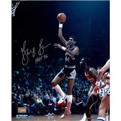 George Gervin San Antonio Spurs Sky Hook  8X10 Photo W/ HOF 96" Insc.