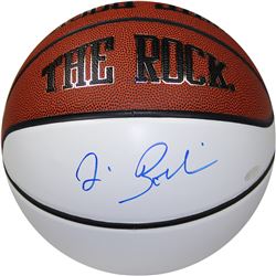 Jim Boeheim Signed The Rock "Autograph" White Panel Basketball