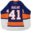 Image 1 : Jaroslav Halak Signed New York Islanders Reebok Premier Jersey (AJ Sports Auth)