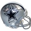 Image 1 : Charles Haley Stat Inscription Cowboys Mini Helmet
