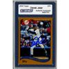 Image 1 : Derek Jeter Signed Topps 2002 Baseball Card (#75)