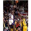 Image 1 : Larry Johnson Signed "4-Point Play" 8X10 Photo