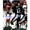 Image 1 : Jim Kelly Signed Houston Gamblers Vertical 16X20 Photo W/"84 MVP" Insc.