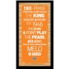 Image 1 : New York Knicks Subway Sign Framed Wall Art 9.5X19 Photo