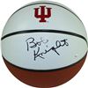 Image 1 : Bob Knight Signed Indiana University White Panel Basketball