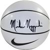 Image 1 : Mike Krzyzewski Signed Nike Elite White Panel Regulation Autograph Basketball (6 White Panels, 2 Bro