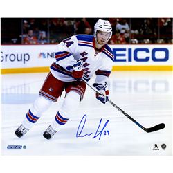 Oscar Lindberg Signed Skating Away Game 16X20 Photo