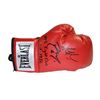 Image 1 : Tanner Glass And Dylan Mcilrath Dual Signed Red Boxing Glove W/ "NYR Fight Club Est. 1926" Insc