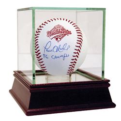 Paul O'neill Signed 1996 World Series Baseball W/ "96 Champs" Insc.