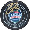 Image 1 : Zach Parise Signed 2016 Stadium Series Minnesota Logo Autograph Replica Puck