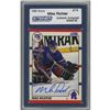 Image 1 : Mike Richter Signed 1990-91 Score Rookie Card #74 (Slabbed By Steiner)