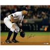 Image 1 : Alex Rodriguez 2009 WS Home Jersey Fielding Horizontal 16X20 Photo (MLB Auth) (FOR IN THE GAME COLLA