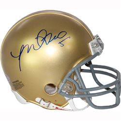 Manti Te'o Notre Dame Signed Mini Helmet (Manti Te'o Holo Only)