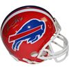 Image 1 : Thurman Thomas Signed Buffalo Bills Red Mini Helmet (Signed In Silver)