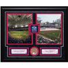 Image 1 : Minnesota Twins "Final Game, First Game" 2 Stadium Photo 11X14 Framed Collage W/ Game Used Dirt