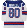 Image 1 : 1980 USA Hockey Team Signed Blue USA Jersey W/ Multiple Player Inscriptions (17 Signatures)
