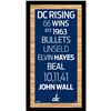 Image 1 : Washington Wizards Subway Sign Wall Art 9.5X19 Photo