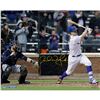 Image 1 : David Wright Signed Walk Off Hit Vs. Brewers 16X20 Photo (MLB Auth)