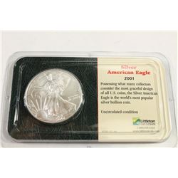 2001 AMERICAN SILVER EAGLE UNC