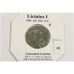 308-324 A.D. LICINIUS I ANCIENT COIN (FINE)