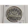Image 1 : 1963 CANADA SILVER DOLLAR UNC TONING SPOT