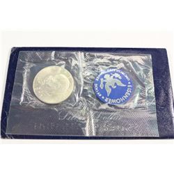 1971-S  IKE SILVER DOLLAR UNCIRCULATED (BLUE PACK)