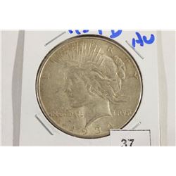 1934-D PEACE SILVER DOLLAR