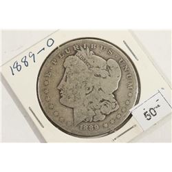 1889-O MORGAN SILVER DOLLAR