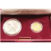 Image 2 : 1988 GOLD & SILVER US OLYMPIC 2 COIN SET UNC