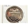 Image 2 : 25.6 GRAM .999 SILVER PROOF ROUND UNCLE TOMS CABIN