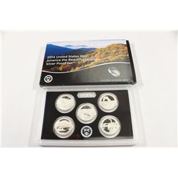 2014 US SILVER AMERICA THE BEAUTIFUL QUARTERS PF