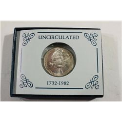 1982-D WASHINGTON COMMEMORATIVE SILVER HALF