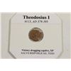 Image 2 : 379-395 A.D. THEODOSIUS I ANCIENT COIN (FINE)