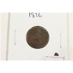 1876 INDIAN HEAD CENT (SEMI-KEY)