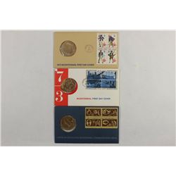 1972,73 & 75 US MINT BICENTENNIAL 1ST DAY COVERS