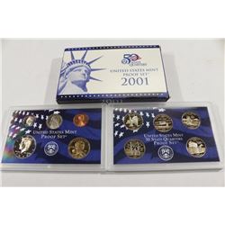 2001 US PROOF SET (WITH BOX)