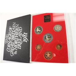 1981 GREAT BRITAIN AND NORTHERN IRELAND PROOF SET