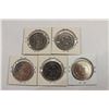 Image 2 : 5 CANADA TRADE DOLLARS 1983,84,85,86 & 87